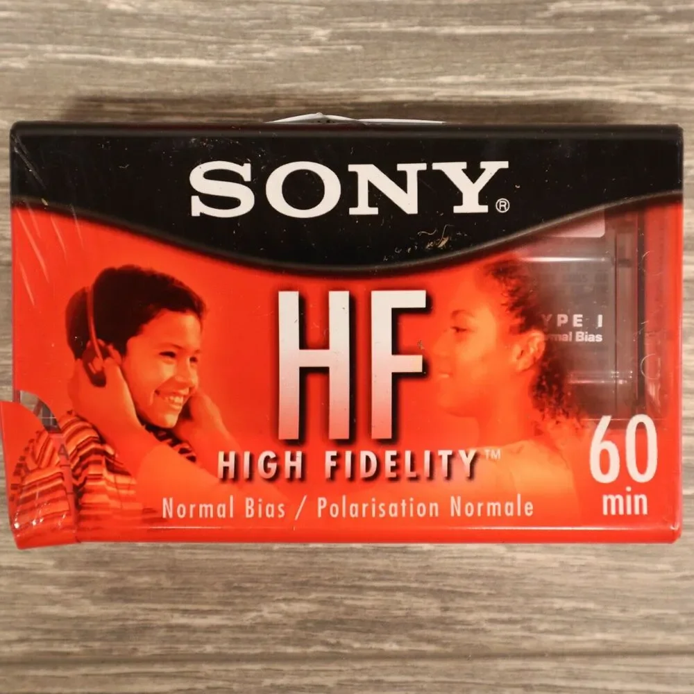 Sony HF High Fidelity 60 Minute Audio Cassette Normal Bias Blank Tapes X 7